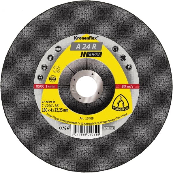 Disc de polizare A 24 R Supra, Ø150x6 Klingspor