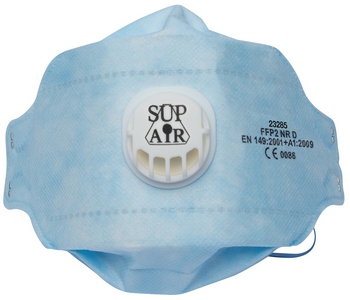 23285 FFP2 Shell mask with valve Supair