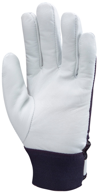 858 Manusi PIELE INTEGRALA CAPRA CU DOSALBASTRU  8 Euro Protection