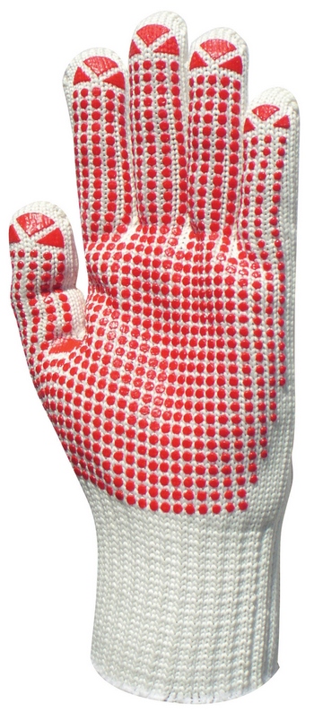 GAN4379 Manusi POLIAMIDA. CU PICOURI ROSII 10 Euro Protection