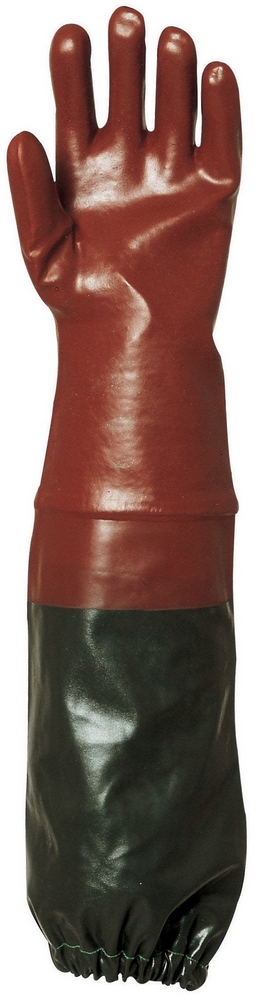 3669 Manusi antiacide si petrol rosii (70 CM) 10 Euro Protection 