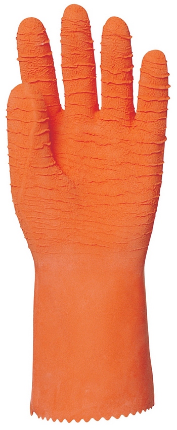 3818 MANUSA HEAVY GRIP orange latex 35cm 8 Euro Protection 