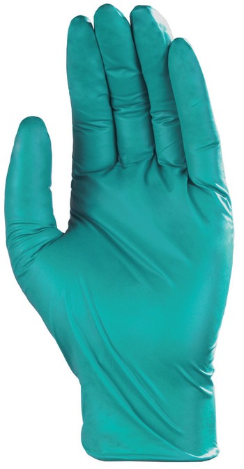 5956 Manusi sanitare nitril de unica folosinta, fara pudra, verde_6 Euro Protection 