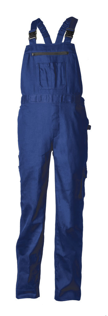 8TEBAXL Pantalon cu pieptar TECHNICITY, albastru regal_XL Coverguard