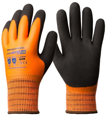 1LAWO11 Manusa EUROWINTER portocaliu, palma imersata in latex+strat CSB 11 Euro Protection