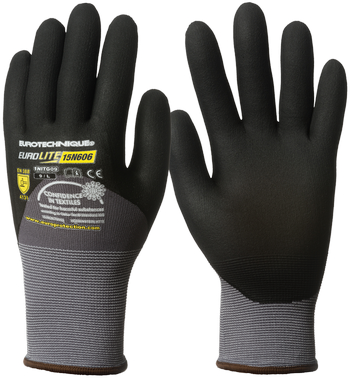 1NITG07 MANUSA EUROLITE CU SPUMA MICRO NITRIL NEAGRA  pana la INCHEIETURA_7 Euro Protection
