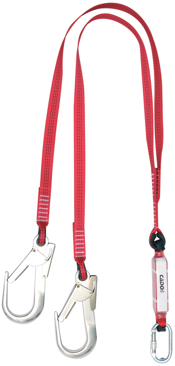 ABM-2T Absorbitor de energie cu franghie 2 M si 2 carabiniere Cado